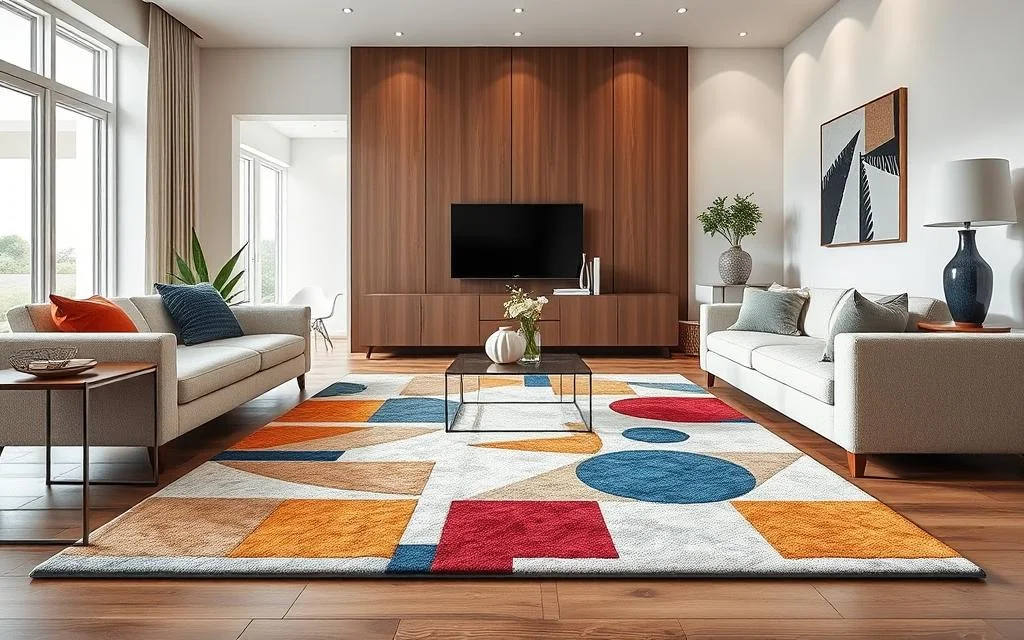 nowoczesny dywan do salonu 200x300