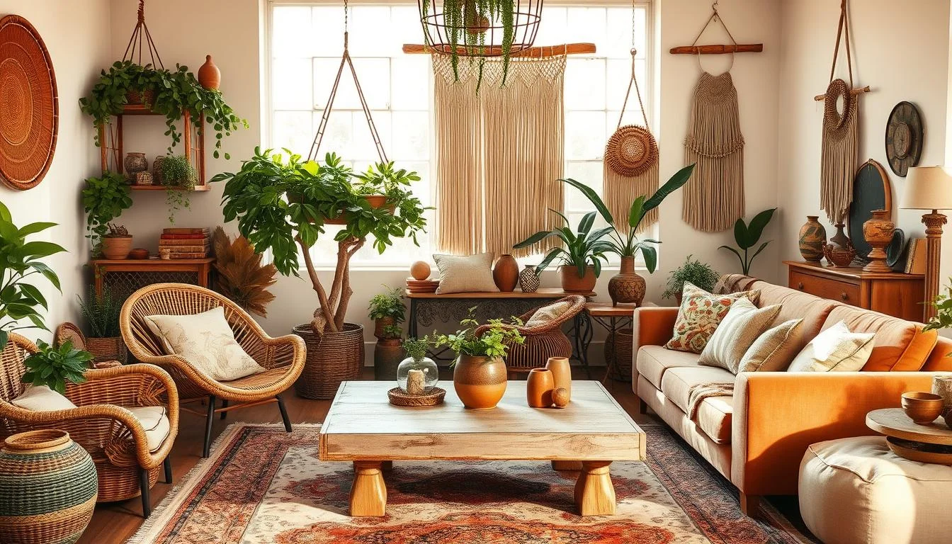Styl boho wnętrza